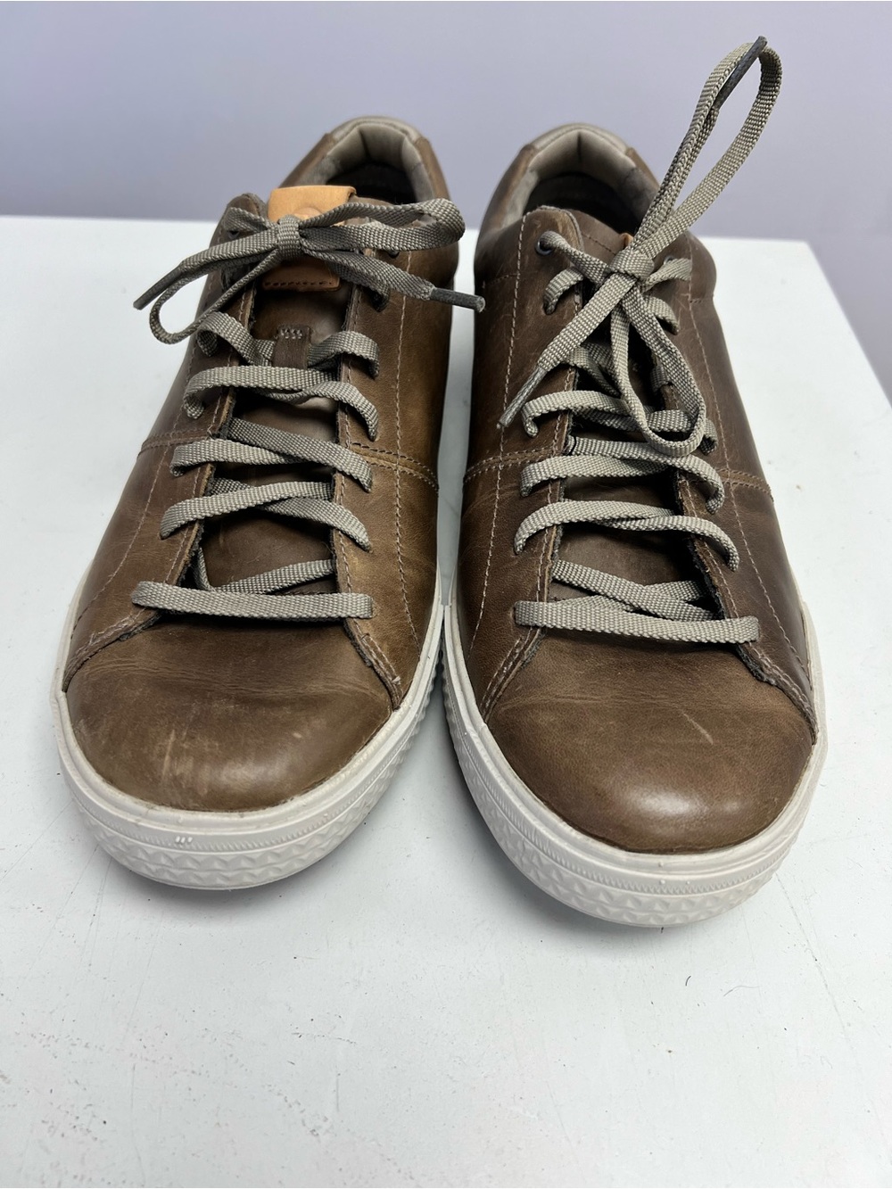 Merrell Brindle Brown Leather Low-Top Lace-Up Sneakers Men’s 11 - Picture 4 of 11